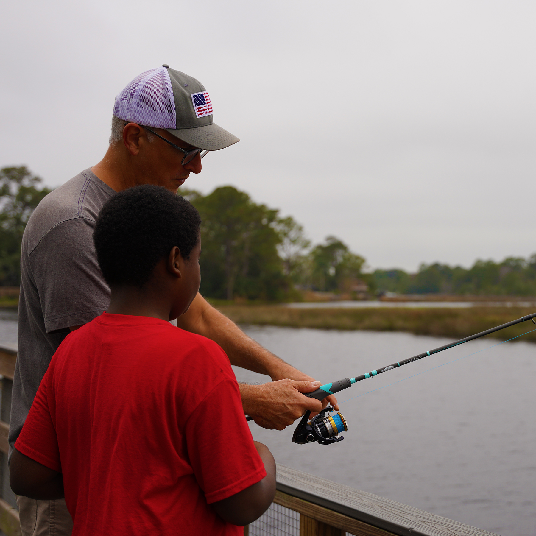 fishing in the Ribault River