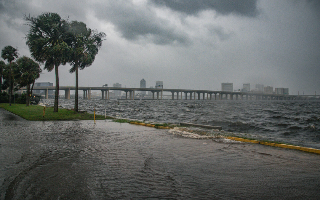 Storm Surge in Jacksonville During Hurricane Helene - Photo Credit Will Misner