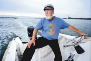 Terry Backer during his time as Long Island Soundkeeper