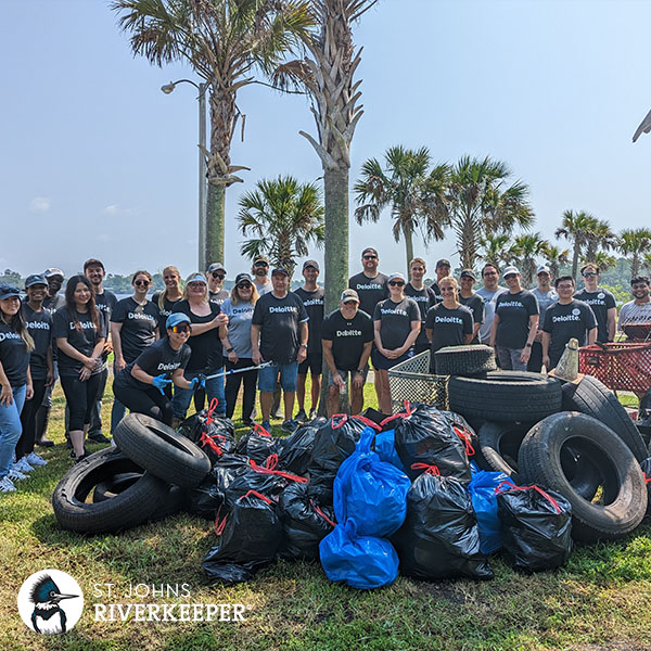 cleanup group at riverview