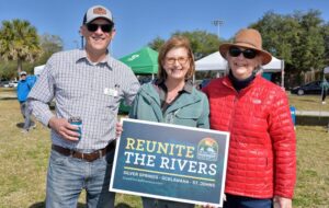 reunite the rivers sign