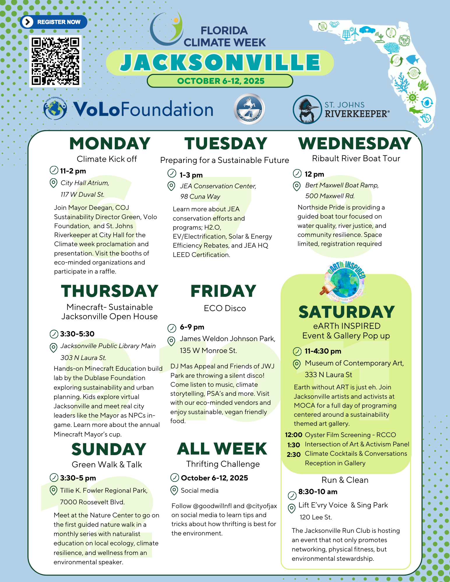 Climate Week Schedule