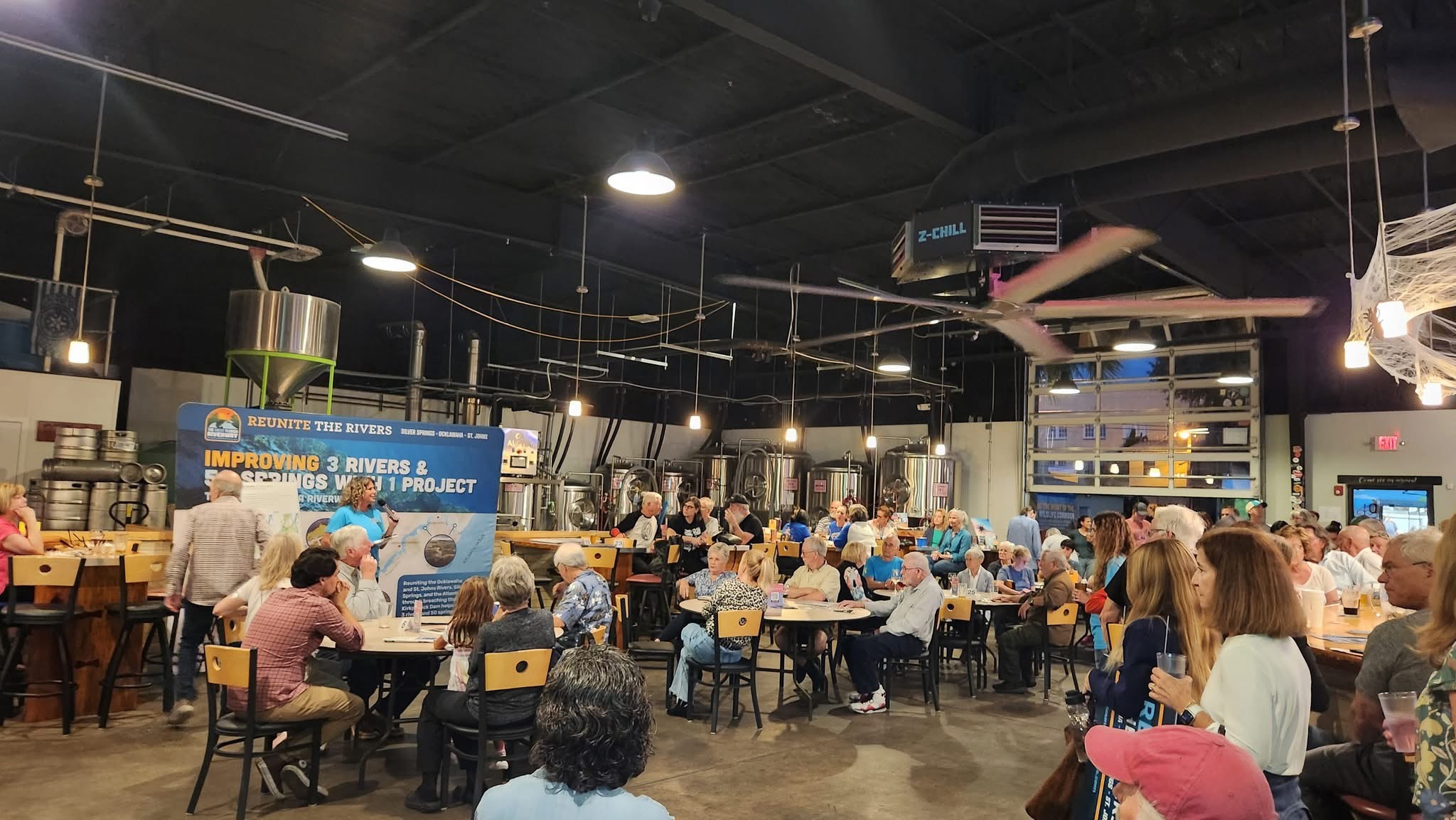 Event at brewery Speaking Engagement